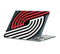 Head Case Designs sous Licence Officielle NBA Oversized Pinwheel Logo Portland Trail Blazers Coque Ordinateur Portable Noir Pailleté Compatible avec MacBook Air 13.6" A2681/A3113/A3240 2022/2024/2025