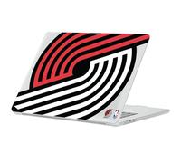 Head Case Designs sous Licence Officielle NBA Oversized Pinwheel Portland Trail Blazers Logo Coque Ordinateur Portable Pailleté Compatible avec MacBook Air 13.6" A2681/A3113/A3240 2022/2024/2025