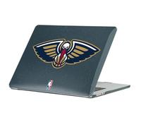 Head Case Designs sous Licence Officielle NBA Pélican Bleu Marine New Orleans Pelicans Logo Coque Ordinateur Portable Noir Pailleté Compatible avec MacBook Air 13.6" A2681/A3113/A3240 2022/2024/2025