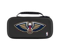 Head Case Designs Sous Licence Officielle NBA Pélican Bleu Marine New Orleans Pelicans Logo Étui De Transport Rigide De Voyage compatible avec Nintendo Switch 2