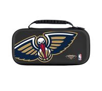 Head Case Designs Sous Licence Officielle NBA Pélican Surdimensionné New Orleans Pelicans Logo Étui De Transport Rigide De Voyage compatible avec Nintendo Switch 2