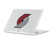 Head Case Designs sous Licence Officielle NBA Primaire Logo Portland Trail Blazers Coque Ordinateur Portable Transparent Pailleté Compatible avec MacBook Air 13.6" A2681/A3113/A3240 2022/2024/2025