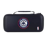 Head Case Designs Sous Licence Officielle NBA Primaire Los Angeles Clippers Logo Étui De Transport Rigide De Voyage compatible avec Asus ROG Ally