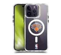 Head Case Designs sous Licence Officielle NBA Primaire New York Knicks Logo Étui Antichoc [Protection de Qualité Militaire] Compatible avec iPhone 14 Pro Max et Compatible avec MagSafe