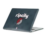 Head Case Designs sous Licence Officielle NBA Rip City Design Text Portland Trail Blazers Logo Coque Ordinateur Portable Noir Compatible avec MacBook Air 13.6" A2681/A3113/A3240 2022/2024/2025