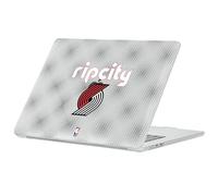 Head Case Designs sous Licence Officielle NBA Rip City Design Text Portland Trail Blazers Logo Coque Ordinateur Portable Transparent Compatible avec MacBook Air 13.6" A2681/A3113/A3240 2022/2024/2025