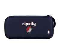 Head Case Designs Sous Licence Officielle NBA Rip City Design Texte Logo Portland Trail Blazers Étui De Transport Rigide De Voyage compatible avec Nintendo Switch