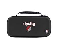 Head Case Designs Sous Licence Officielle NBA Rip City Design Texte Logo Portland Trail Blazers Étui De Transport Rigide De Voyage compatible avec Nintendo Switch 2