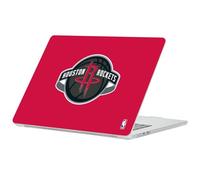 Head Case Designs sous Licence Officielle NBA Rouge Houston Rockets Logo Coque Ordinateur Portable Transparent Armure Cristal Rigide Compatible avec MacBook Air 13.6" A2681/A3113/A3240 2022/2024/2025