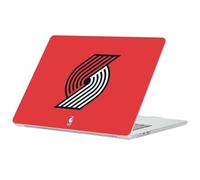 Head Case Designs sous Licence Officielle NBA Rouge Logo Portland Trail Blazers Coque Ordinateur Portable Transparent Armure Cristal Compatible avec MacBook Air 13.6" A2681/A3113/A3240 2022/2024/2025