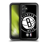 Head Case Designs sous Licence Officielle NBA Surdimensionné Brooklyn Nets Logo Étui Antichoc Ultra-Blindé Compatible avec Samsung Galaxy A54 5G