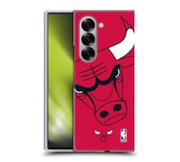 Head Case Designs sous Licence Officielle NBA Surdimensionné Chicago Bulls Coque Dure pour l'arrière Compatible avec Samsung Galaxy Z Fold6