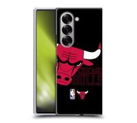 Head Case Designs sous Licence Officielle NBA Surdimensionné Chicago Bulls Logo Coque Dure pour l'arrière Compatible avec Samsung Galaxy Z Fold6