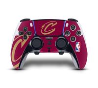 Head Case Designs sous Licence Officielle NBA Surdimensionné Cleveland Cavaliers Logo Vinyle Autocollant De Jeu Peau Autocollant Compatible avec Sony PlayStation 5 PS5 DualSense Edge Controller