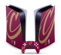 Head Case Designs Sous Licence Officielle NBA Surdimensionné Cleveland Cavaliers Logo Vinyle Plaque Frontale Autocollant De Jeu Peau Autocollant Couverture Compatible avec Sony PS5 Digital & DualSense