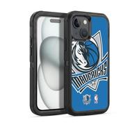 Head Case Designs sous Licence Officielle NBA Surdimensionné Dallas Mavericks Logo Étui Antichoc Ultra-Blindé Compatible avec Apple iPhone 15