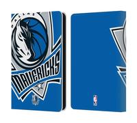 Head Case Designs sous Licence Officielle NBA Surdimensionné Dallas Mavericks Logo Étui Portefeuille en Cuir Compatible avec Amazon Kindle 11th Gen 6in 2022