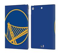 Head Case Designs sous Licence Officielle NBA Surdimensionné Golden State Warriors Logo Étui Portefeuille en Cuir Compatible avec Apple iPad 10.2 2019/2020/2021