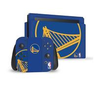 Head Case Designs sous Licence Officielle NBA Surdimensionné Golden State Warriors Logo Vinyle Autocollant De Jeu Peau Compatible avec Nintendo Switch Console & Dock & Joy-Con Controller Bundle