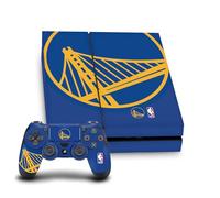 Head Case Designs sous Licence Officielle NBA Surdimensionné Golden State Warriors Logo Vinyle Autocollant De Jeu Peau Compatible avec Sony PlayStation 4 PS4 Console and DualShock 4 Controller Bundle