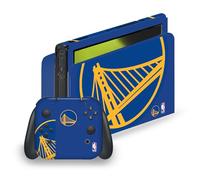 Head Case Designs sous Licence Officielle NBA Surdimensionné Golden State Warriors Logo Vinyle Autocollant De Jeu Peau Autocollant Couverture Compatible avec Nintendo Switch OLED Bundle