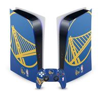 Head Case Designs sous Licence Officielle NBA Surdimensionné Golden State Warriors Logo Vinyle Plaque Frontale Autocollant De Jeu Peau Autocollant Compatible avec Sony PS5 Digital & DualSense