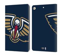 Head Case Designs sous Licence Officielle NBA Surdimensionné New Orleans Pelicans Logo Étui Portefeuille en Cuir Compatible avec Apple iPad 9.7 2017 / iPad 9.7 2018