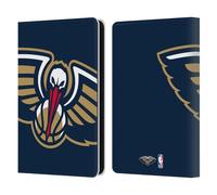 Head Case Designs sous Licence Officielle NBA Surdimensionné New Orleans Pelicans Logo Étui Portefeuille en Cuir Compatible avec Amazon Kindle 11th Gen 6in 2022