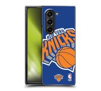 Head Case Designs sous Licence Officielle NBA Surdimensionné New York Knicks Coque Dure pour l'arrière Compatible avec Samsung Galaxy Z Fold5