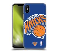 Head Case Designs sous Licence Officielle NBA Surdimensionné New York Knicks Coque Dure pour l'arrière Compatible avec Apple iPhone X/iPhone XS