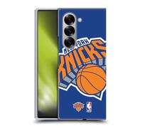 Head Case Designs sous Licence Officielle NBA Surdimensionné New York Knicks Logo Coque Dure pour l'arrière Compatible avec Samsung Galaxy Z Fold6