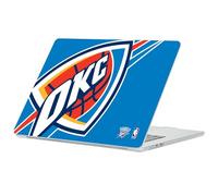 Head Case Designs sous Licence Officielle NBA Surdimensionné Oklahoma City Thunder Logo Coque Ordinateur Portable Transparent Armure Compatible avec MacBook Air 13.6" A2681/A3113/A3240 2022/2024/2025
