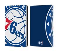 Head Case Designs sous Licence Officielle NBA Surdimensionné Philadelphia 76ers Logo Étui Portefeuille en Cuir Compatible avec Amazon Kindle 11th Gen (2024)