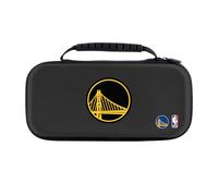 Head Case Designs Sous Licence Officielle NBA Texte Design Noir Golden State Warriors Logo Étui De Transport Rigide De Voyage compatible avec Nintendo Switch 2