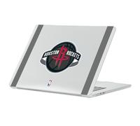 Head Case Designs sous Licence Officielle NBA Texte Design Noir Houston Rockets Logo Coque Ordinateur Portable Transparent Armure Compatible avec MacBook Air 13.6" A2681/A3113/A3240 2022/2024/2025