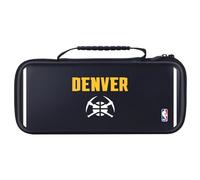 Head Case Designs Sous Licence Officielle NBA Texte Jaune Denver Nuggets Logo Étui De Transport Rigide De Voyage compatible avec Asus ROG Ally