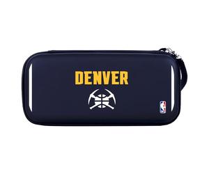 Head Case Designs Sous Licence Officielle NBA Texte Jaune Denver Nuggets Logo Étui De Transport Rigide De Voyage compatible avec Nintendo Switch