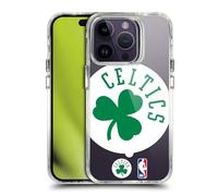 Head Case Designs sous Licence Officielle NBA Texte Surdimensionné Boston Celtics Logo Étui Antichoc [Protection de Qualité Militaire] Compatible avec iPhone 14 Pro et Compatible avec MagSafe