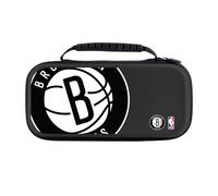 Head Case Designs Sous Licence Officielle NBA Texte Surdimensionné Brooklyn Nets Logo Étui De Transport Rigide De Voyage compatible avec Nintendo Switch 2