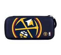Head Case Designs Sous Licence Officielle NBA Texte Surdimensionné Denver Nuggets Logo Étui De Transport Rigide De Voyage compatible avec Nintendo Switch