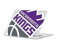 Head Case Designs Sous Licence Officielle NBA Texte Surdimensionné Sacramento Kings Logo Coque Ordinateur Portable Transparent Armure compatible avec MacBook Air 13.6" A2681/A3113/A3240 2022/2024/2025