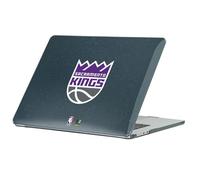 Head Case Designs sous Licence Officielle NBA Texte Violet Sacramento Kings Logo Coque Ordinateur Portable Noir Pailleté Compatible avec MacBook Air 13.6" A2681/A3113/A3240 2022/2024/2025