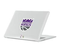 Head Case Designs Sous Licence Officielle NBA Texte Violet Sacramento Kings Logo Coque Ordinateur Portable Transparent Armure Cristal compatible avec MacBook Air 13.6" A2681/A3113/A3240 2022/2024/2025