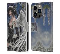 Head Case Designs sous Licence Officielle Nene Thomas Ange Et Fleurs Anime Fée Gothique Étui Portefeuille en Cuir Compatible avec Apple iPhone 14 Pro