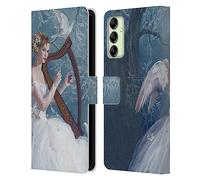 Head Case Designs sous Licence Officielle Nene Thomas Chorus Ange Harpe Et Colombe Forêt Profonde Étui Portefeuille en Cuir Compatible avec Samsung Galaxy A14 5G
