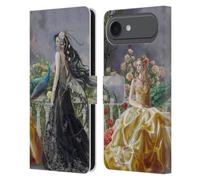 Head Case Designs Sous licence officielle Nene Thomas Pretty Women with Paon Gothic Leather Wallet Case Compatible avec Apple iPhone 17 Air