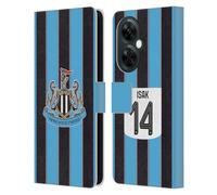 Head Case Designs sous Licence Officielle Newcastle United FC Alexander Isak 2025/26 Joueurs Home Kit Étui Portefeuille en Cuir Compatible avec OnePlus Nord CE 3 Lite 5G