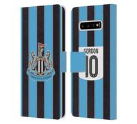 Head Case Designs sous Licence Officielle Newcastle United FC Anthony Gordon 2025/26 Joueurs Home Kit Étui Portefeuille en Cuir Compatible avec Samsung Galaxy S10+ / S10 Plus