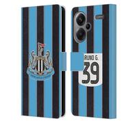 Head Case Designs sous Licence Officielle Newcastle United FC Bruno Guimarães 2025/26 Joueurs Home Kit Étui Portefeuille en Cuir Compatible avec Xiaomi Redmi Note 13 Pro Plus 5G