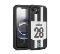 Head Case Designs sous Licence Officielle Newcastle United FC Joe Willock 2024/25 Joueurs Home Kit Étui Antichoc Ultra-Blindé Compatible avec Apple iPhone 16e / iPhone 17e